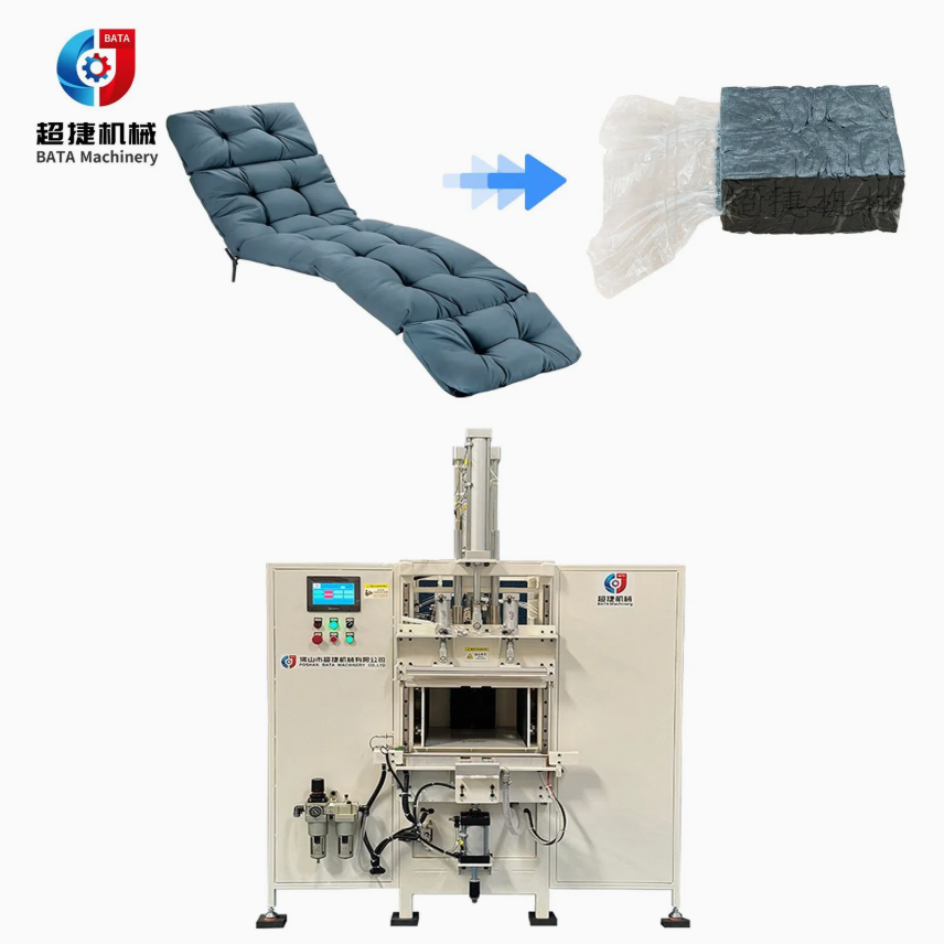 Compressed Sofa Compression Packing Machine Big Bag Bean Packaging Machine For Upholstery Furniture Cushion - Color: White