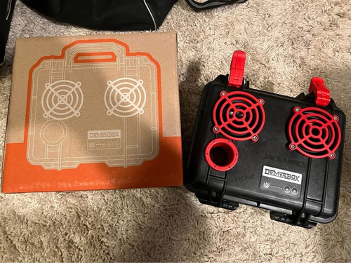DemerBox DB2 Rugged Waterproof, Portable, and Rugged Outdoor Bluetooth Speakers. Loud Sound, Deep Bass, 40+ hr Battery Life, Dry Box + USB Charging, Multi-Pairing Party Mode