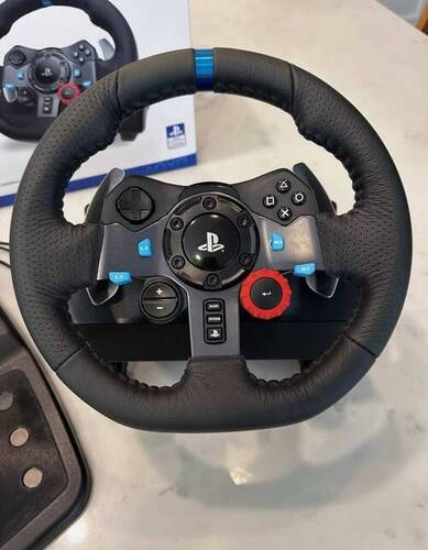 Logitech G29 Driving Force Racing Wheel and Floor Pedals for PS5