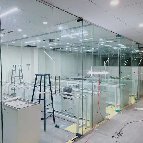 Office Glass Partition Work