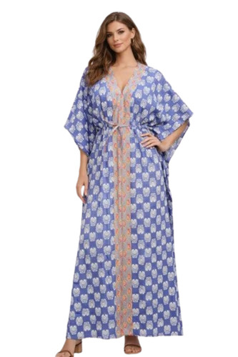 Printed Ladies Cotton Poncho