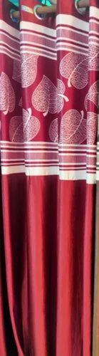 Red Color Polyester Door Curtain