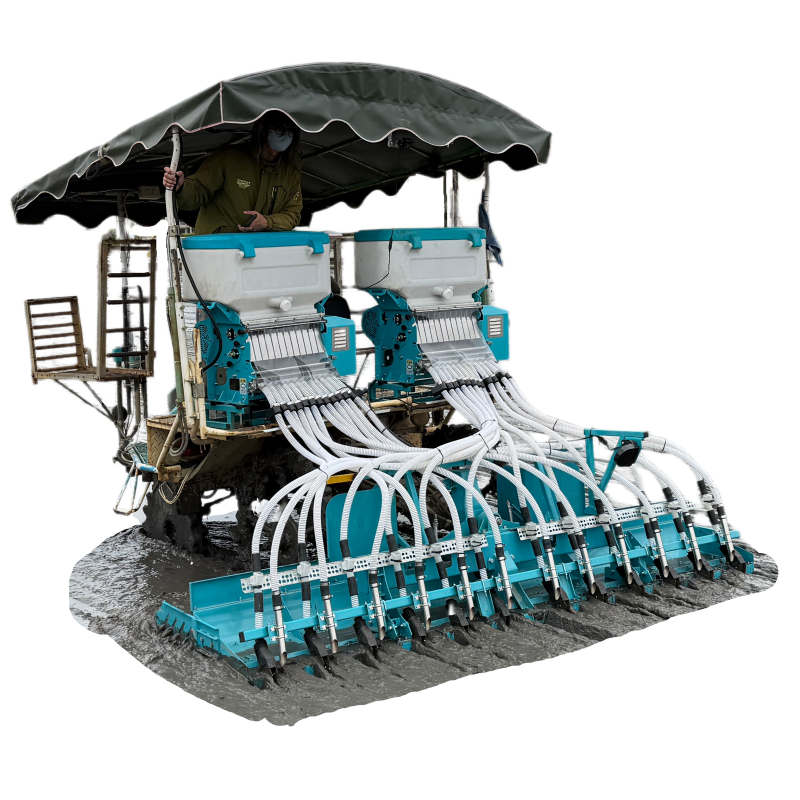 Yongxiang Precision Direct Rice Seeder With Side Deep Placement Of Fertilizer Applicator On Transplanter - Features: Low Maintenance