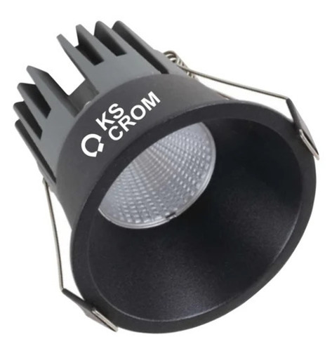 7W Led Trimless Cob With Black Body Downlight - Features: Durable