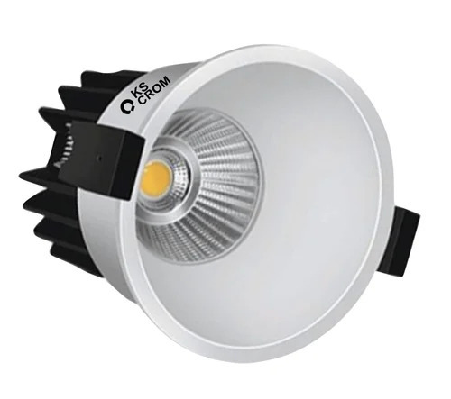 7W Led Trimless Cob With White Body Downlight - Features: Durable