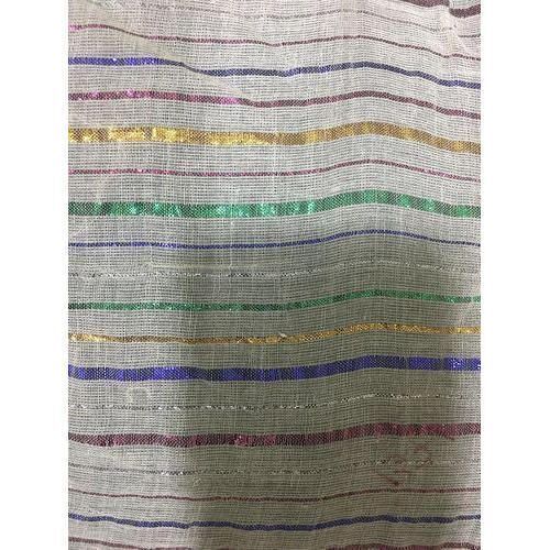 Designer Lurex Stripe Fabric