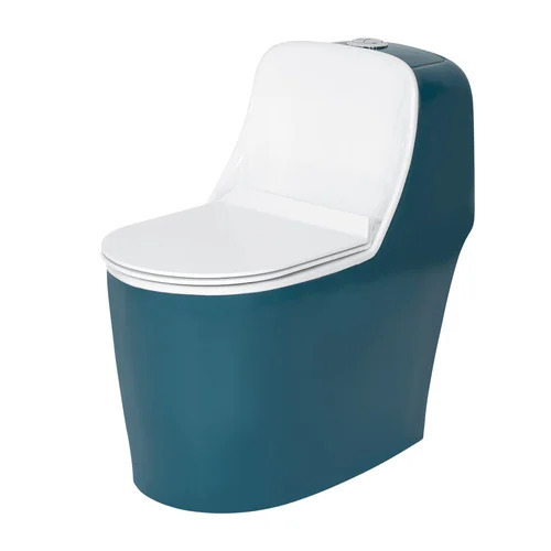 Glace Tone Blue Toilet Seat