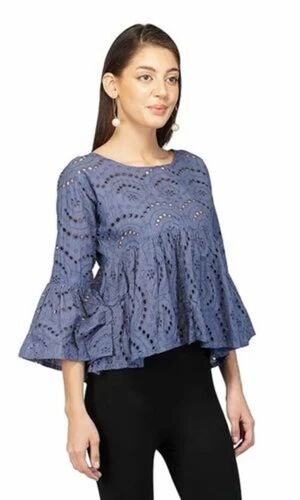 Ladies Cotton Western Top