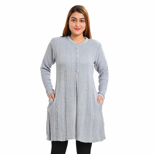 Ladies Full Sleeve Woolen Cardigan