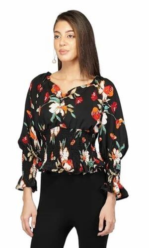 Ladies Georgette Western Top