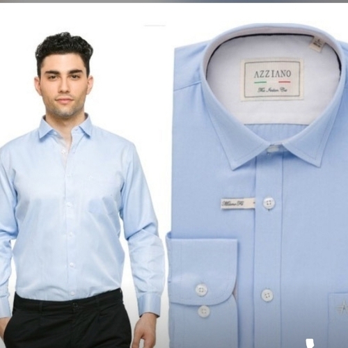 Sky Blue Cotton Shirt
