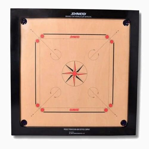 Synco Sellora 4mm Full Size Carrom Board
