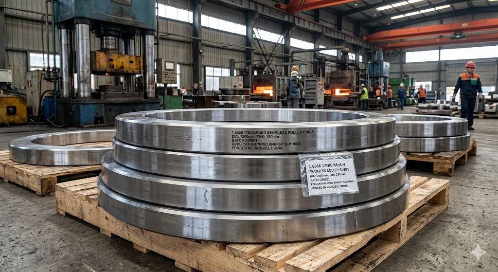 17Nicrmo6-4 1.6566 Case-Hardening Forgings For Gears Camshafts Shafts Automotive Mining Earthmoving Agriculture - Chemical Composition: C: 0.15-0.21%