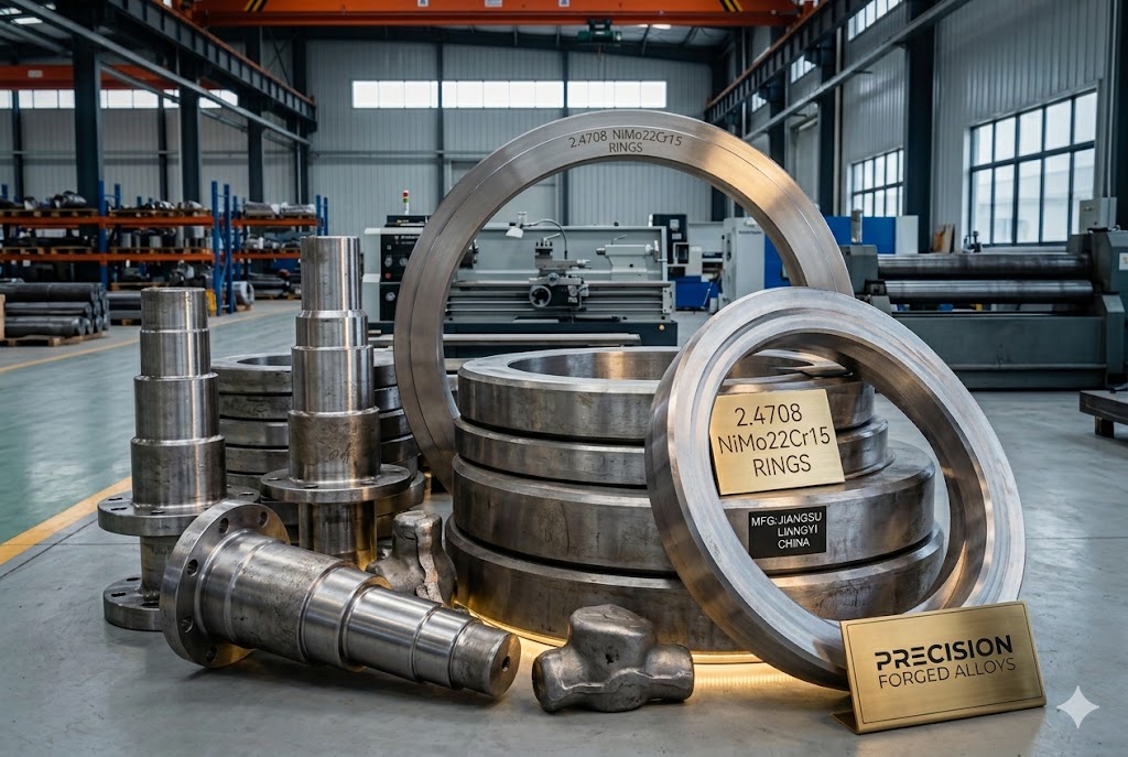 2.4708 Nimo22cr15 Low-iron Ni-mo-cr Forgings For Sulfuric Hydrochloric Acid And Nuclear Service Vessels Tube Sheets Nozzles Rings - Application: Molten Salt Reactors (msr)