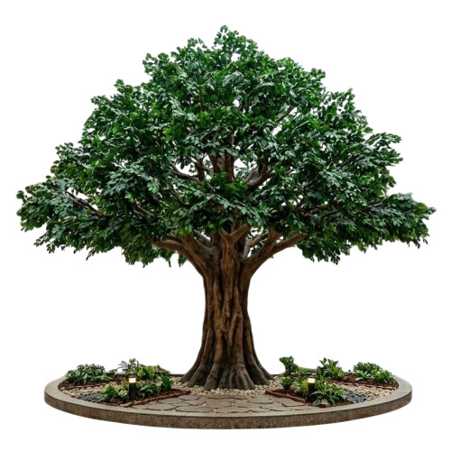 Big Green Frp Artificial Tree
