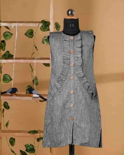 Girls Designer Cotton Frock