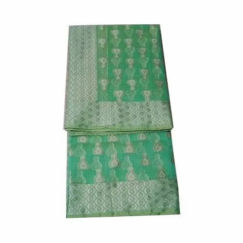 Green Silk Cotton Sarees - Design: Standard