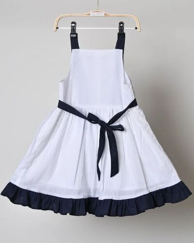 Kids Girls Sleeveless Cotton Frock
