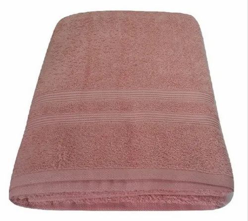 Light Peach Soft Cotton Bath Towel