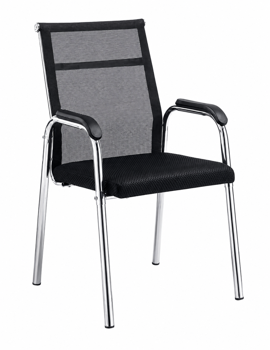 Steel Visitor Chair - Color: Silver