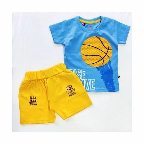 140 Gsm Kids Cotton T Shirt Short