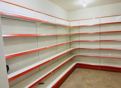 4 Foot Supermarket Display Rack - MS, Polish Finish, Various Colors | Long Lasting Functionality