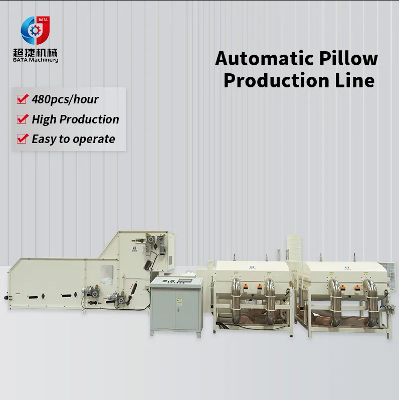 Automatic Sofa Cushion Cotton Filling Machine Bed Sleeping Polyester Fiber Pillow Stuffing Machine - Capacity: 480 Pcs/hr