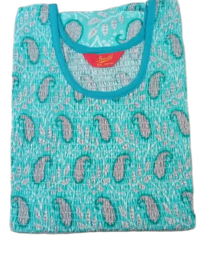 Ladies Blue Cotton Nighties