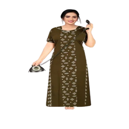 Ladies Printed Cotton Nighty