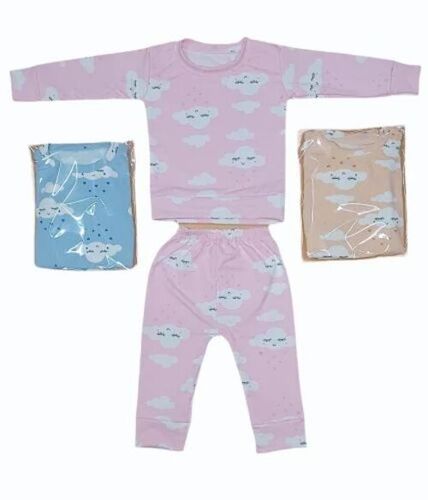 Light Pink Kids Baba Suit