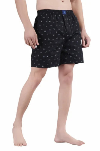 Men Printed Lycra Cotton Outer Elastic Boxer