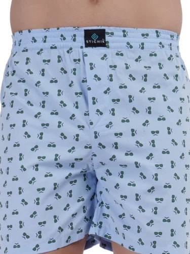 Men Printed Rayon Cotton Outer Elastic Boxer