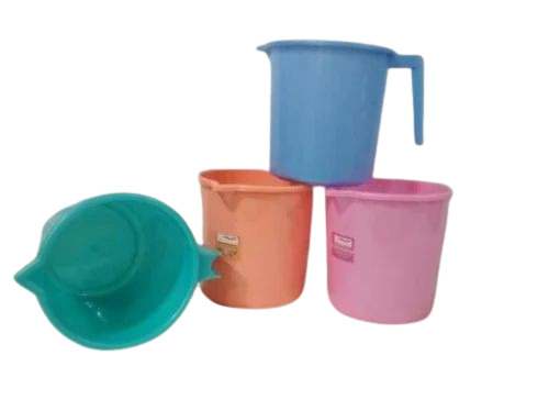 Multicolor Plastic Bath Mug