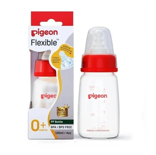 Pigeon Flexible Plastic Bottle 0+ Months Babies PP Feeding Bottle