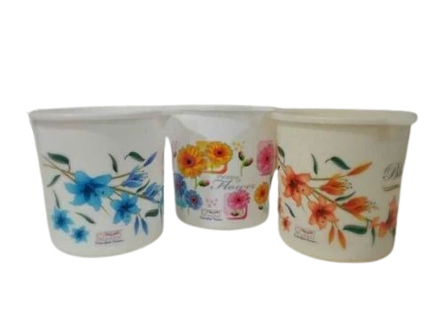 Printed Big Plastic Bath Mug