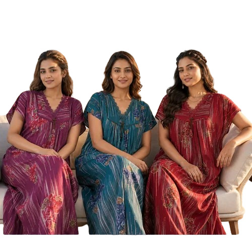 Women Fancy Cotton Nighties