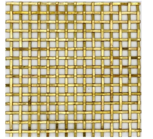 Brass Twill Weave Wire Mesh