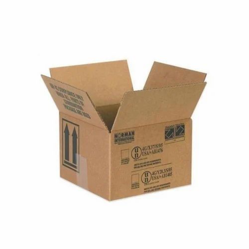 Brown Printed Corrugated Packaging Box