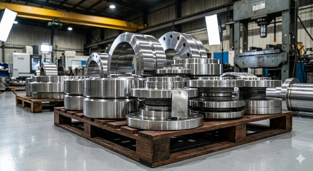 Duplex 2205 Uns S32205 A182 F60 Forgings For Oil Gas Petrochemical Desalination And Nuclear Flanges Fittings Valves Pump Shafts Rings - Color: Metallic Gray