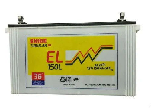 El 150l Exide Tubular Battery