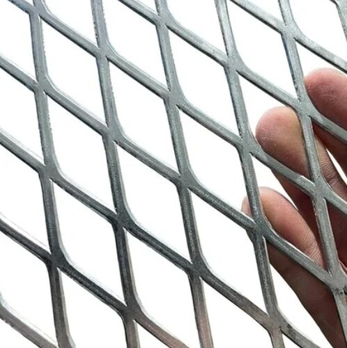 Flattened Galvanized Mesh