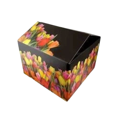 Flower Printed Corrugated Box