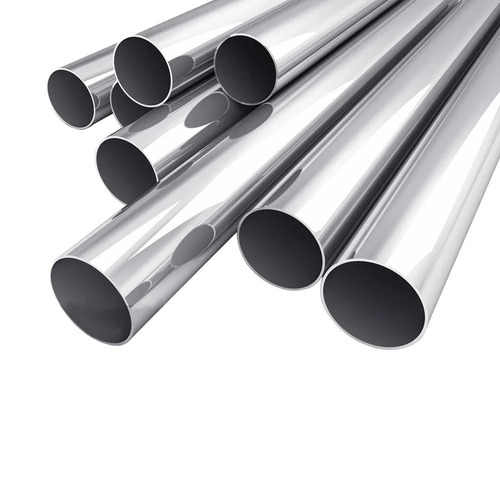 Silver 304 Stainless Steel Pipe