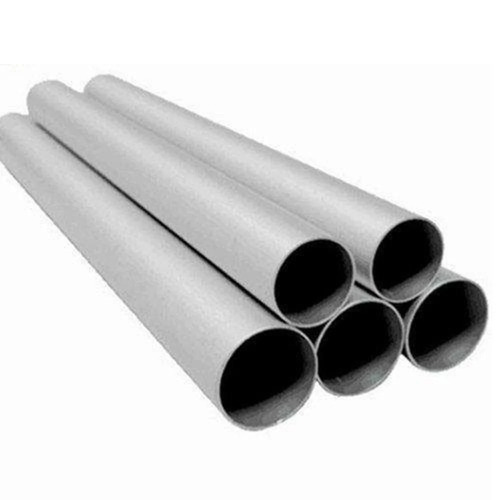 Silver Aluminum Round Pipe