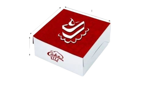 Square Printed Cake Boxes