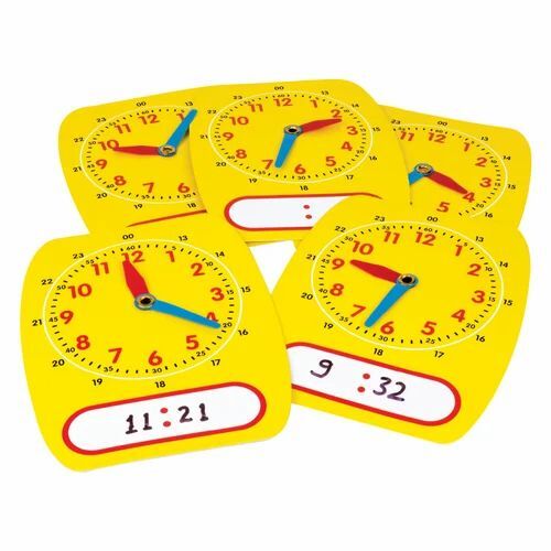 Student Clock Toy Write And Wipe