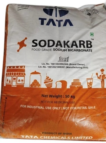 Tata Sodium Bicarbonate - White Fine Powder, Food Grade, High Purity | Water Soluble, Hygienic Packaging