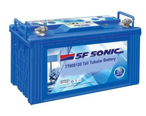 Tt60s120 Sf Sonic Tall Tubular Battery