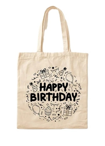 10kg Birthday Return Gift Cotton Bag