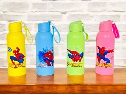 300ml Glass Spiderman Water Bottle